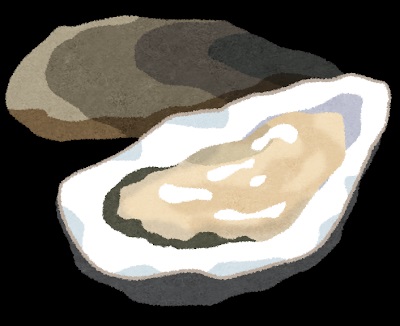 牡蠣の絵
