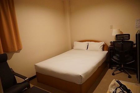 松島ホテル和楽 ダブルルーム　ベッド