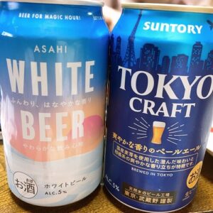 ホワイトビールとTOKYO CRAFTペールエール