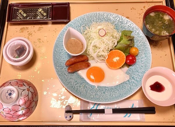 朝食 子供用 旅館舞鶴(岩手県)