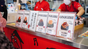 めんたいパーク群馬 フードメニュー おにぎりの種類