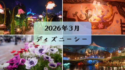 2026年3月に行ったディズニーシーのブログ