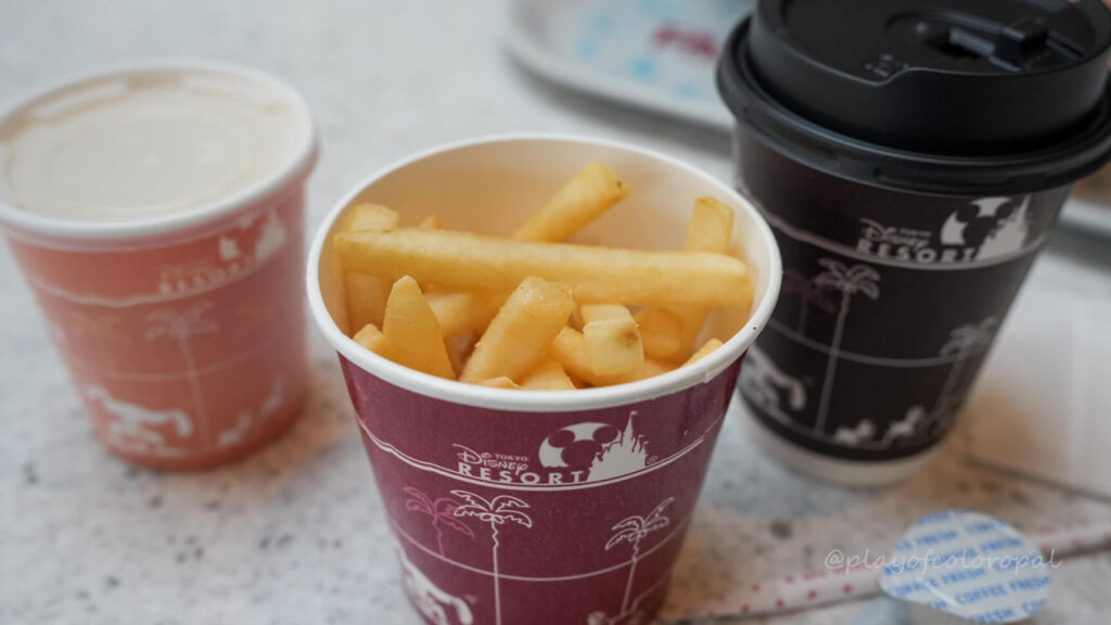 ポテト、クリームスープ、コーヒー